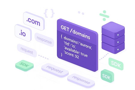 Programmatic access to the one-word domain database via API